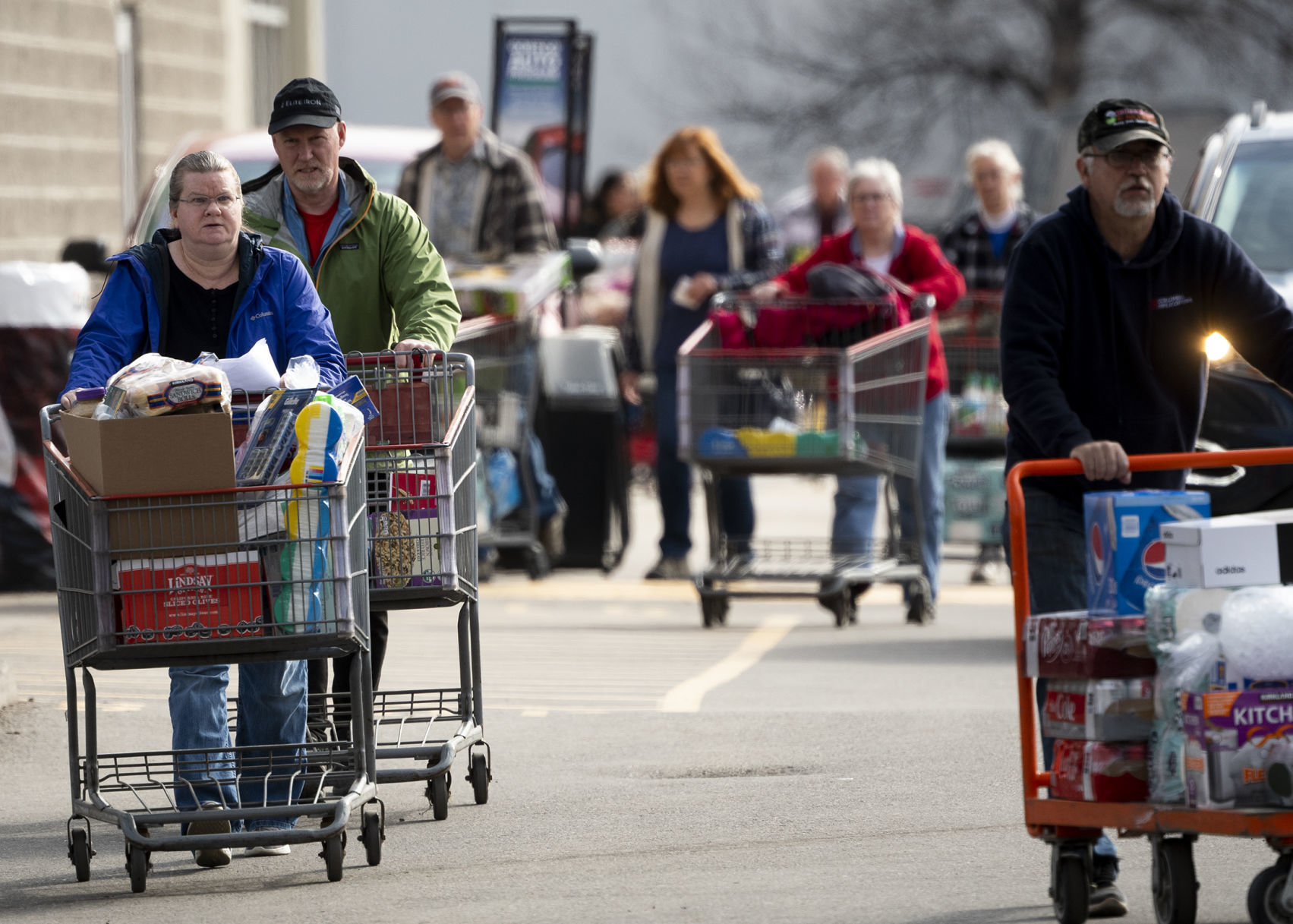 Costco shoppers
